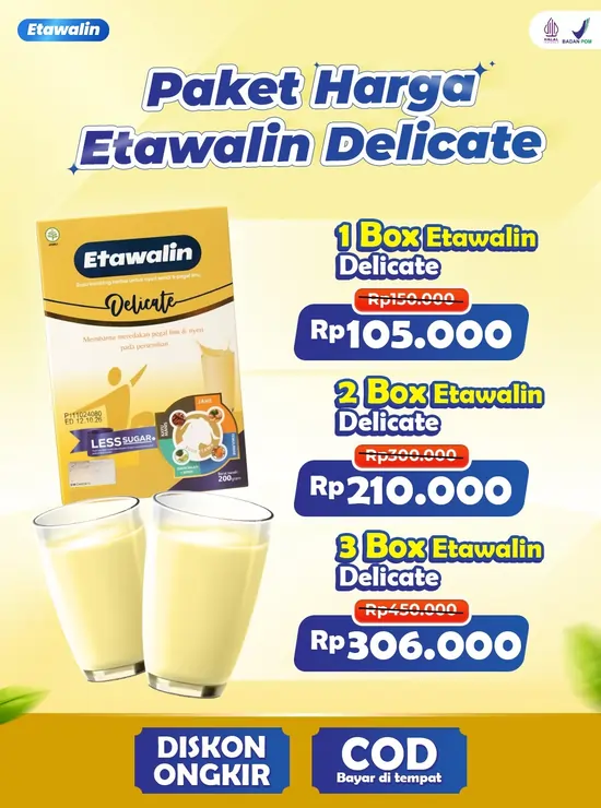 Etawalin Less Sugar